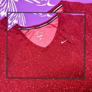 NIKE WOMENS DRI FIT RUNNING SHIRT S